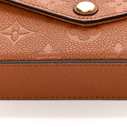 Louis Vuitton Empreinte Pochette Felicie Chain Wallet Cognac 12 of 13
