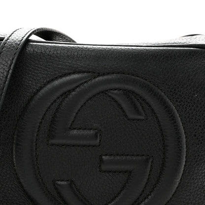 Gucci Pebbled Calfskin Small Soho Disco Bag Black 8 of 12