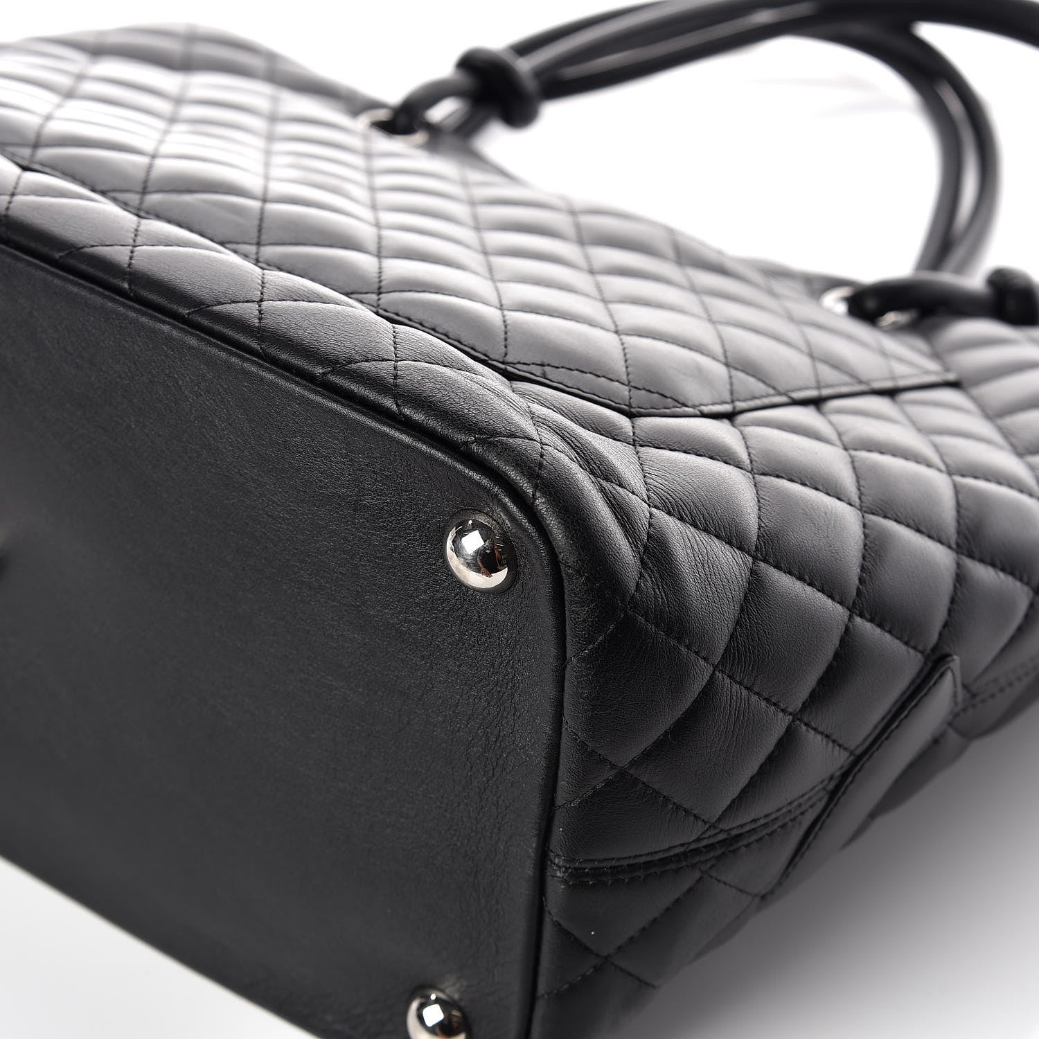 Chanel Calfskin Quilted Large Cambon Tote Black 14 of 15