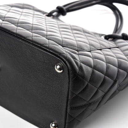 Chanel Calfskin Quilted Large Cambon Tote Black 14 of 15