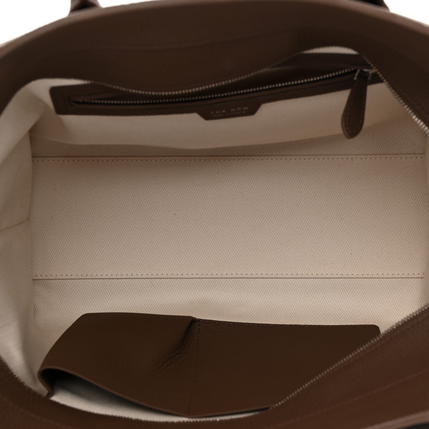 The Row Matte Grained Calfskin Marlo 14 Dark Olive 5 of 11