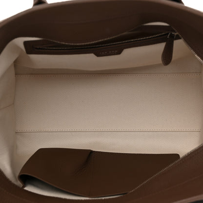 The Row Matte Grained Calfskin Marlo 14 Dark Olive 5 of 11