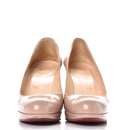 Christian Louboutin Patent New Simple 100 Pumps 37 Nude 2 of 16