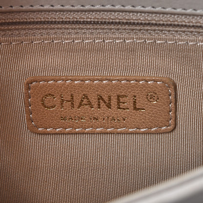 Chanel Calfskin Quilted Retro Chain Flap Beige 6 of 9