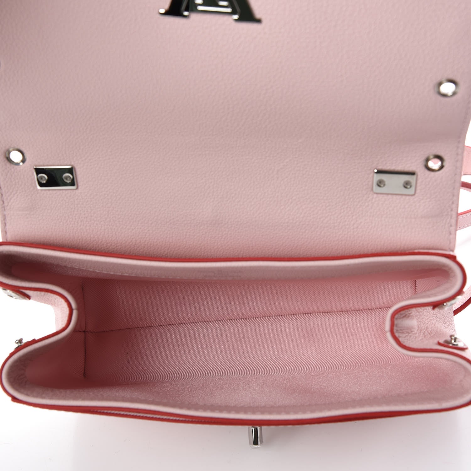 Louis Vuitton Soft Calfskin Lockme II Chain Rivets BB Rose Ballerine 7 of 8