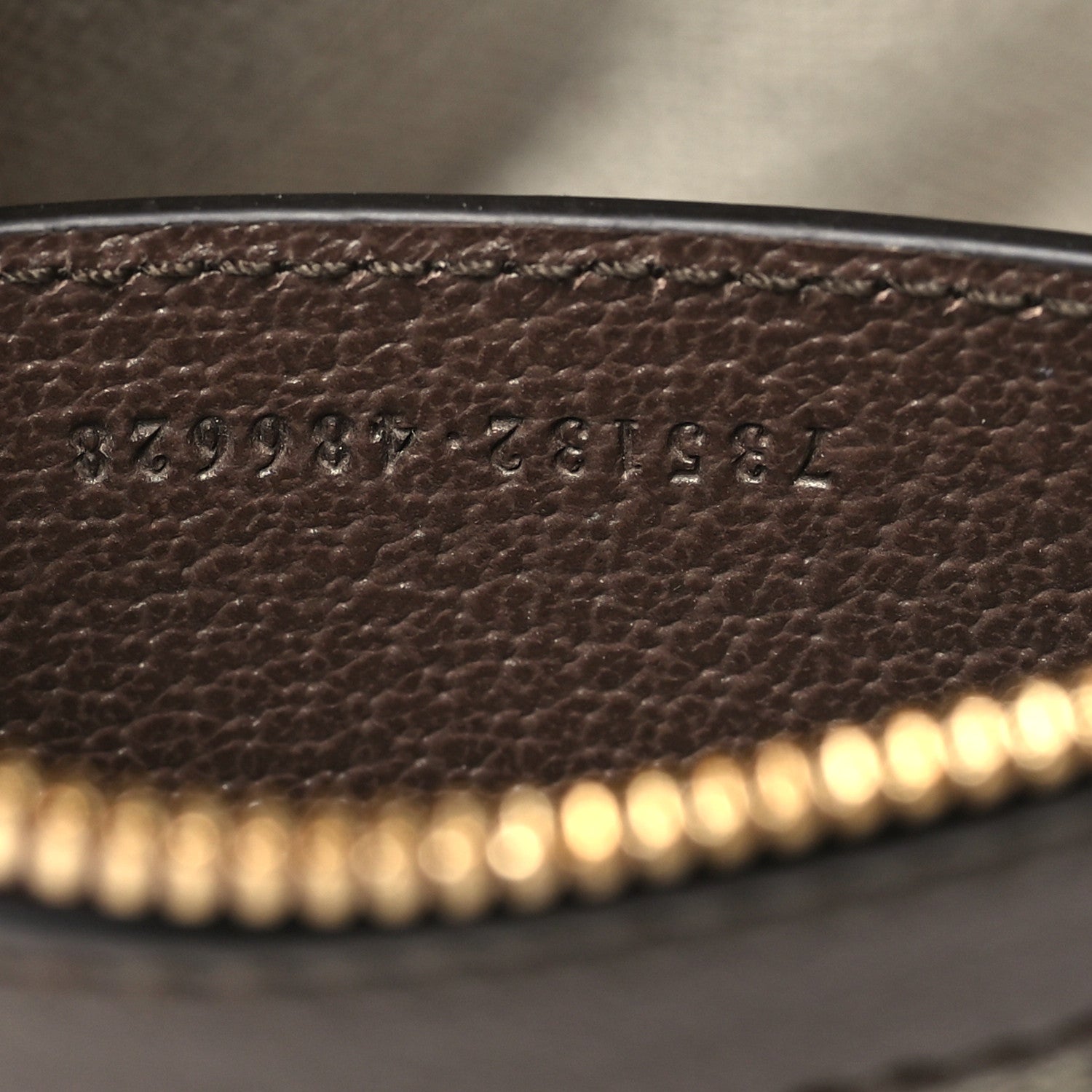 Gucci GG Supreme Monogram Textured Dollar Calfskin Web Small Ophidia GG Handbag Beige Ebony New Acero 7 of 10