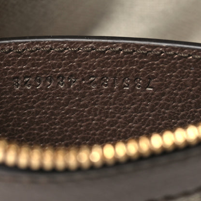 Gucci GG Supreme Monogram Textured Dollar Calfskin Web Small Ophidia GG Handbag Beige Ebony New Acero 7 of 10