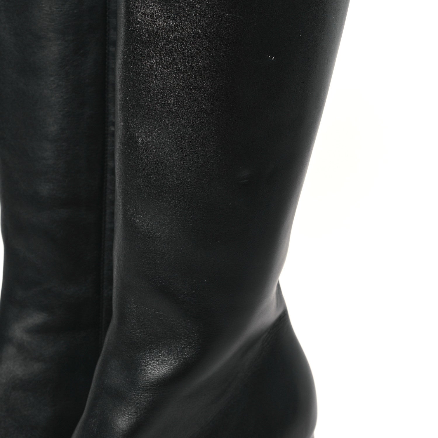 Louis Vuitton Calfskin Madeleine Knee Boots 39 Black 8 of 8