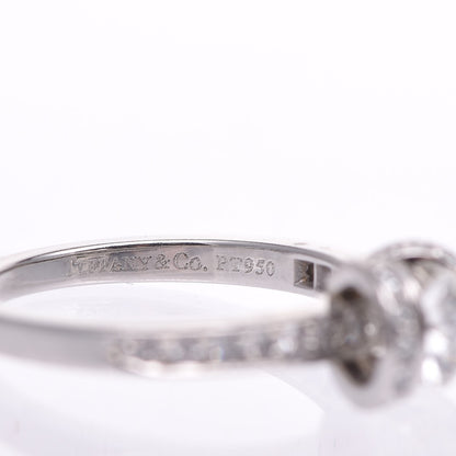 Tiffany Platinum Diamond Round Brilliant .54 Ct. Ribbon Engagement Ring 51.9 6 5 of 6