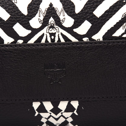 MCM Striped Visetos Funky Zebra Stud Keana Boston Black Blue 10 of 10