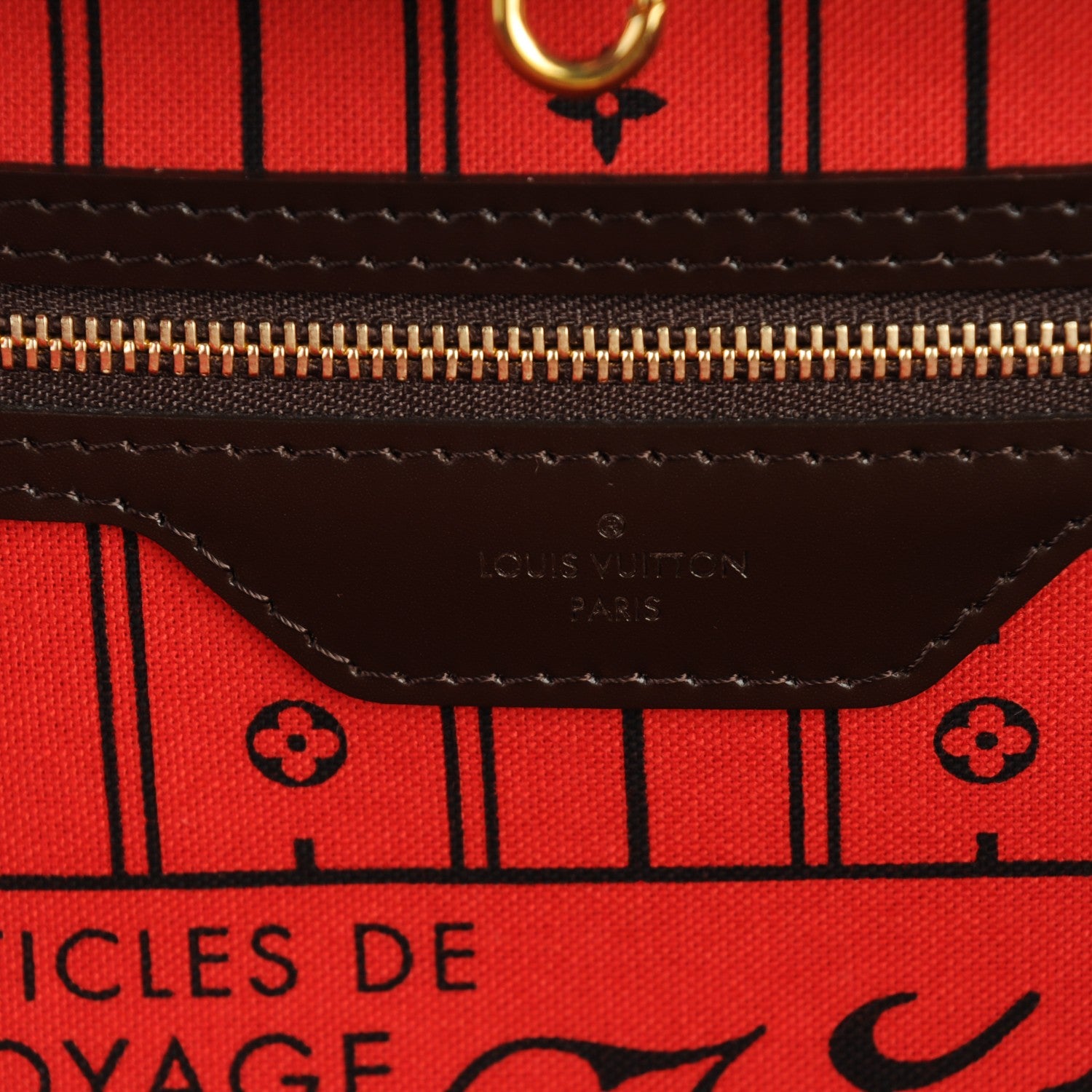Louis Vuitton Damier Ebene Neverfull GM 6 of 9