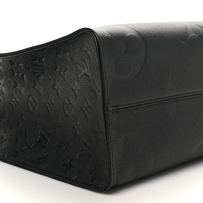 Louis Vuitton Empreinte Monogram Giant OnTheGo MM Black 8 of 9