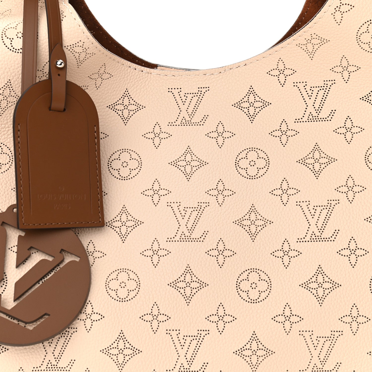 Louis Vuitton Mahina Carmel Hobo Creme 7 of 9