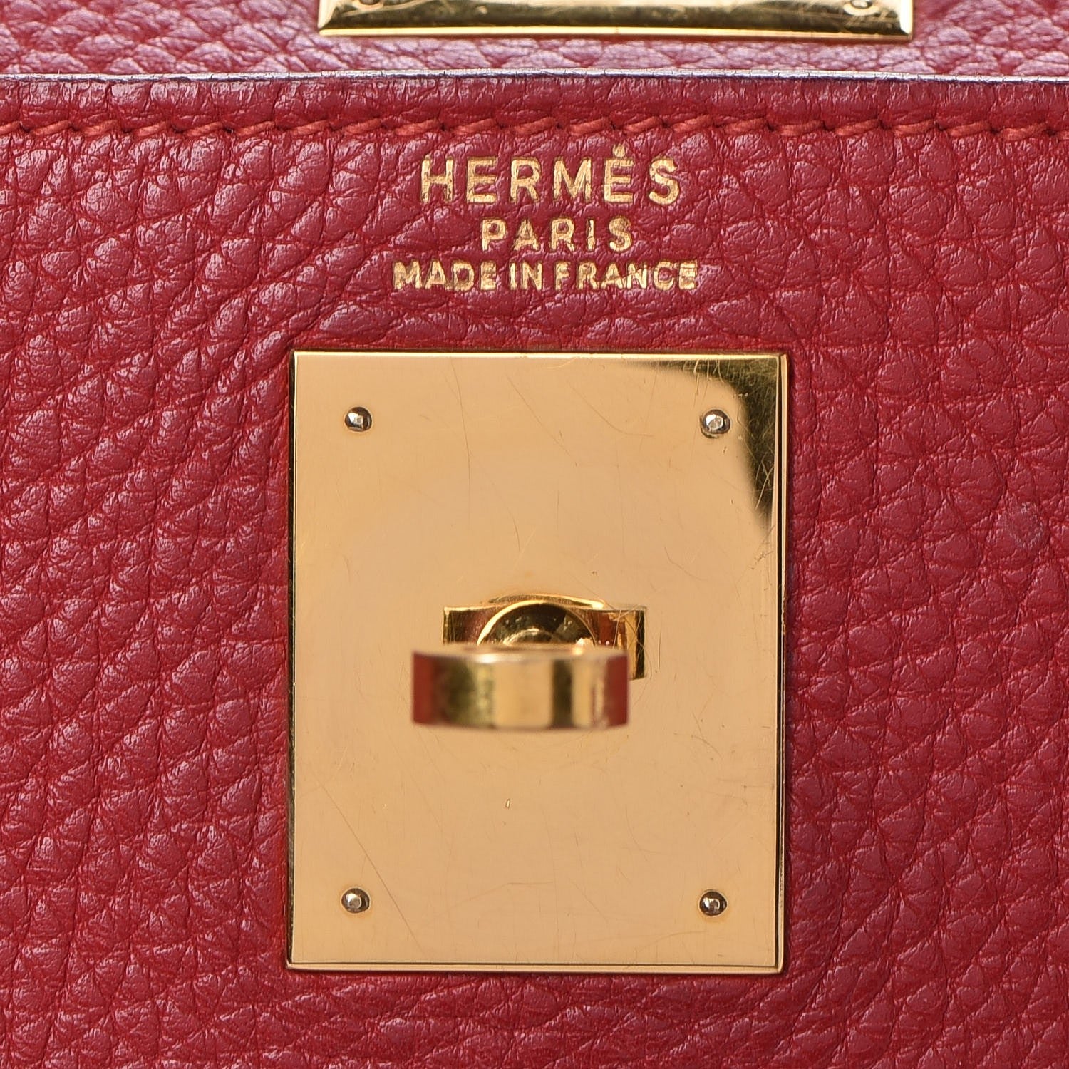 Hermes Taurillon Clemence Retourne Kelly 32 Rouge 21 of 41