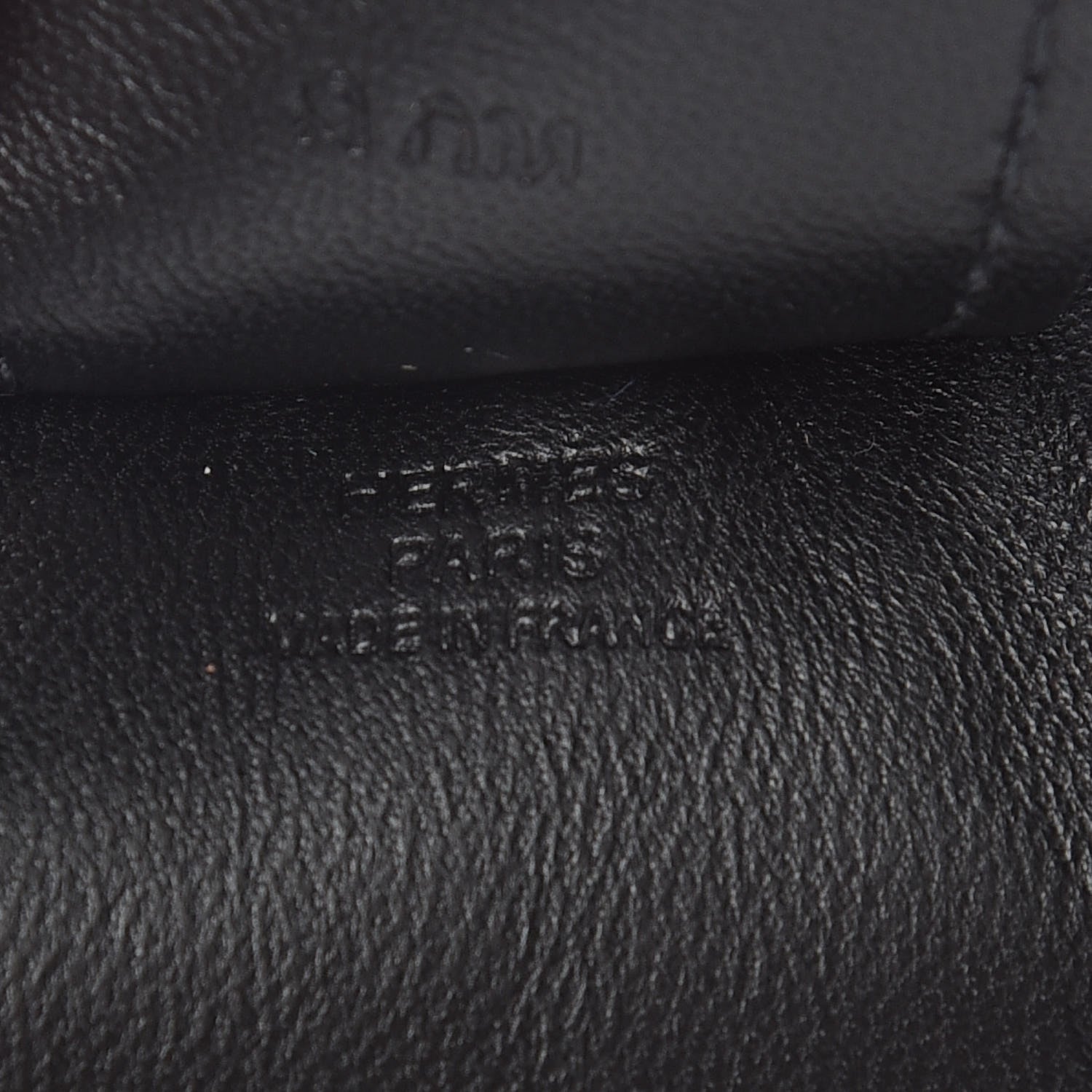 Hermes Milo Lambskin Grigri Rodeo Horse Bag Charm GM So Black 3 of 5