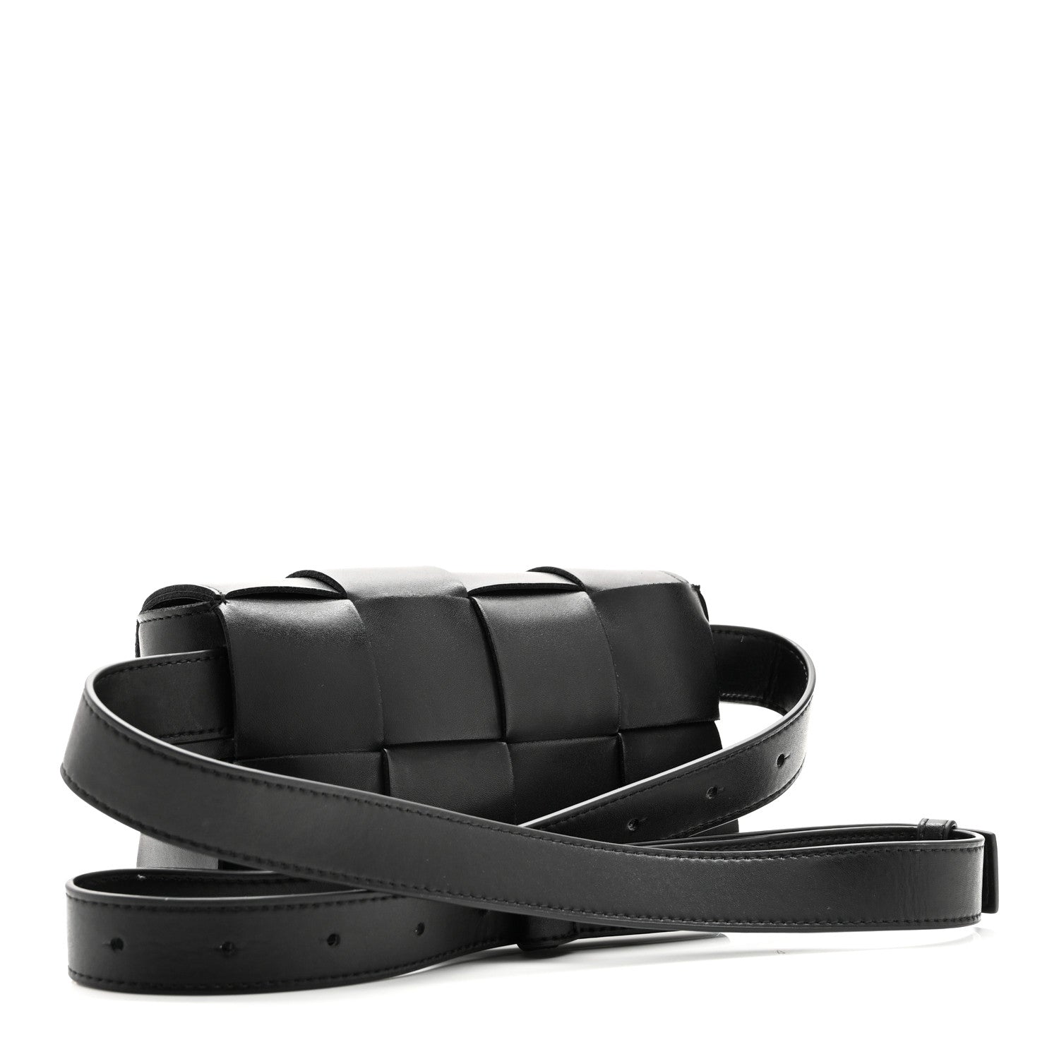 Bottega Veneta Nappa Maxi Intreccio The Belt Cassette Bag Black 3 of 8