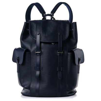 Louis Vuitton Epi Christopher Backpack PM Marine 1 of 30