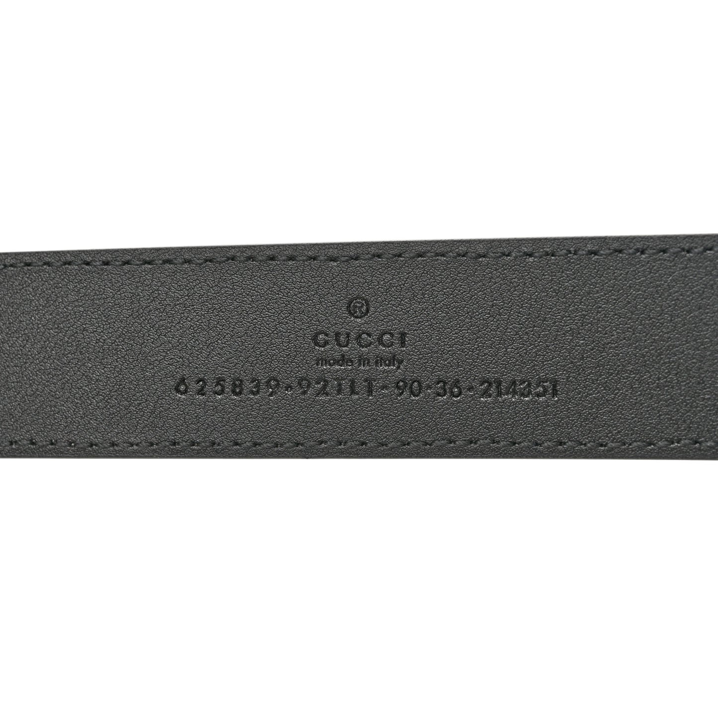 GG Supreme Monogram Matte Plutone Calfskin Double G 30mm Belt 90 36 Beige Ebony Black
