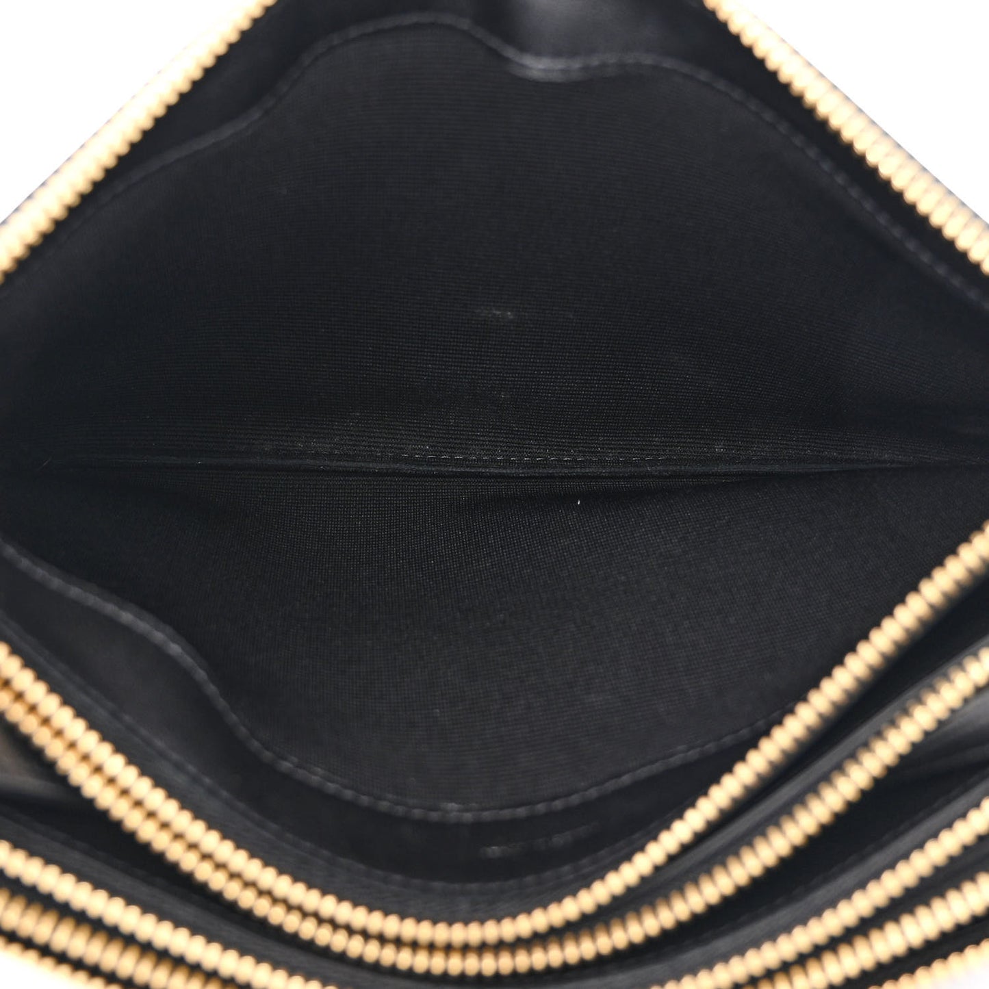 Lambskin Large Trio Crossbody Bag Black