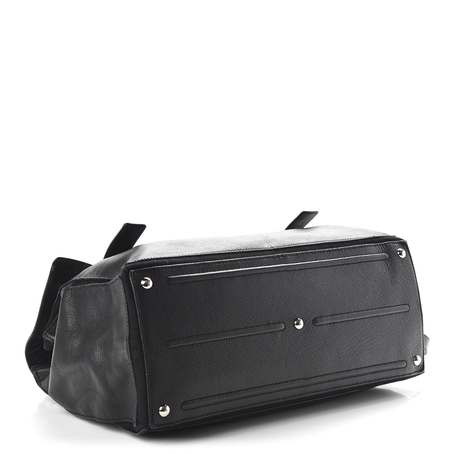 Saint Laurent Calfskin Canvas Large Muse Two Black 3 of 11