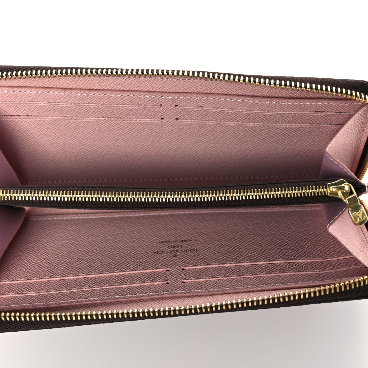 Monogram Clemence Wallet Rose Ballerine