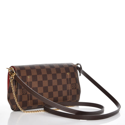 Louis Vuitton Damier Ebene Favorite PM 4 of 10