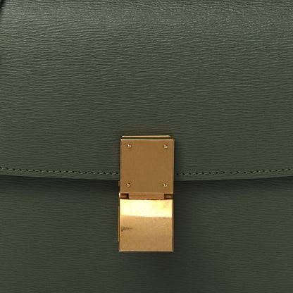 Celine Liege Calfskin Teen Classic Box Flap Bag Light Khaki 8 of 10