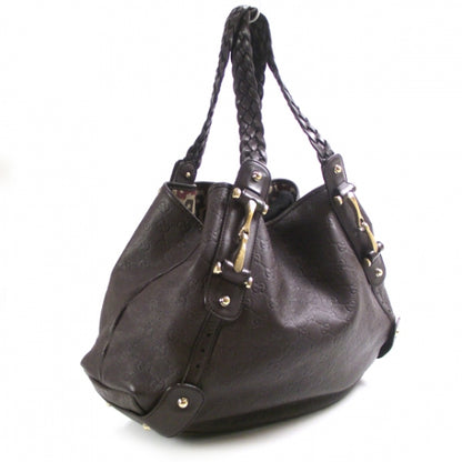 Gucci Guccissima Leather Pelham Chocolate Brown 3 of 12