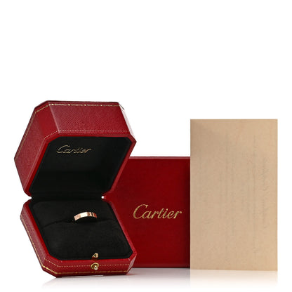 Cartier 18K Pink Gold 3.5mm LOVE Wedding Band Ring 56 7.5 5 of 5