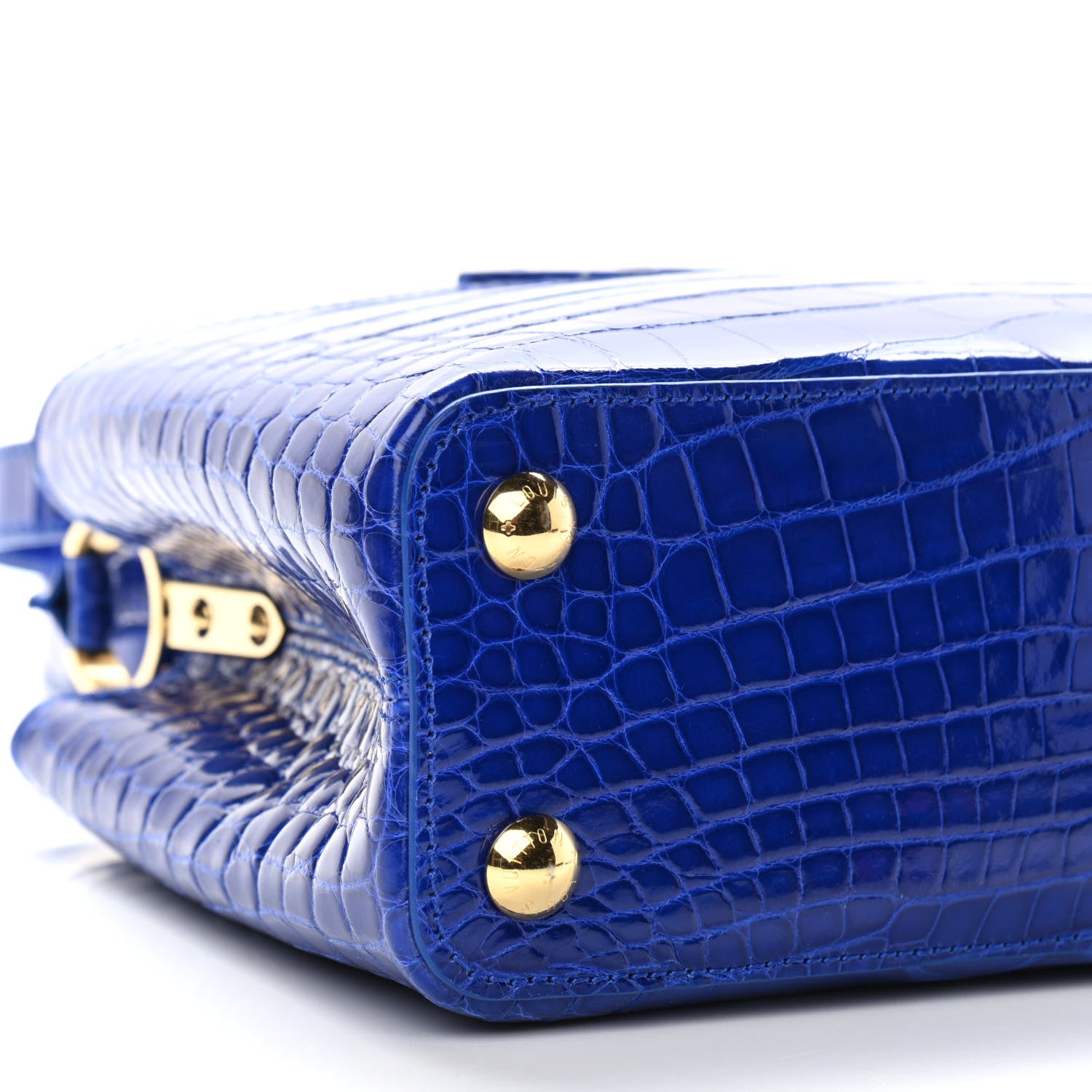 Louis Vuitton Alligator Capucines BB Bleu Santorin 9 of 12