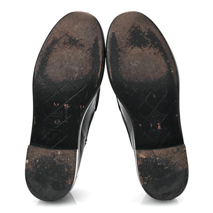 Chanel Lambskin Quilted CC Turnlock Loafers 37 Navy 7 of 18
