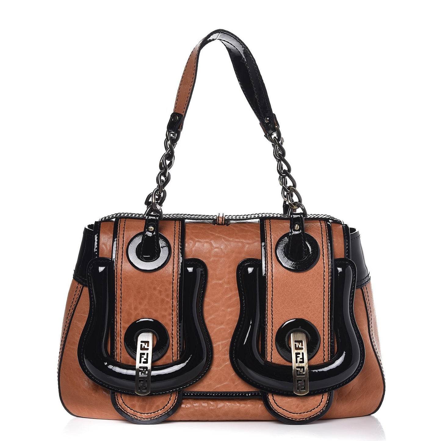 Nappa Patent B Bag Osso Black