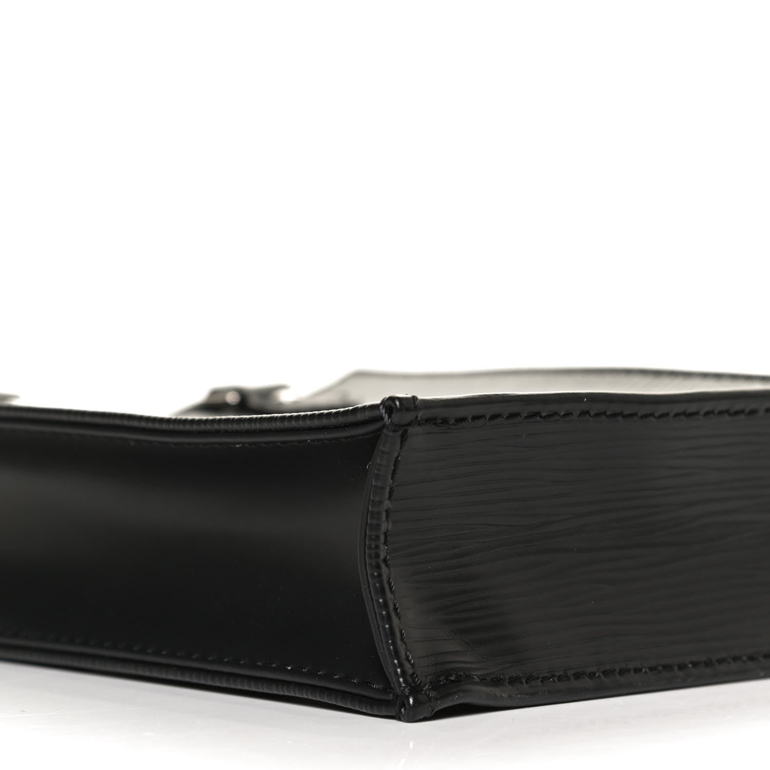 Louis Vuitton Epi Petit Sac Plat Black 8 of 9