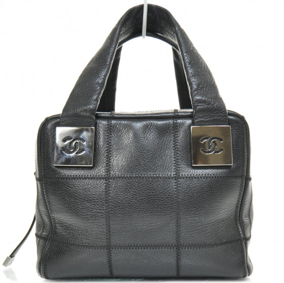 Chanel Caviar Square Stitched Small Handbag Black 1 of 9
