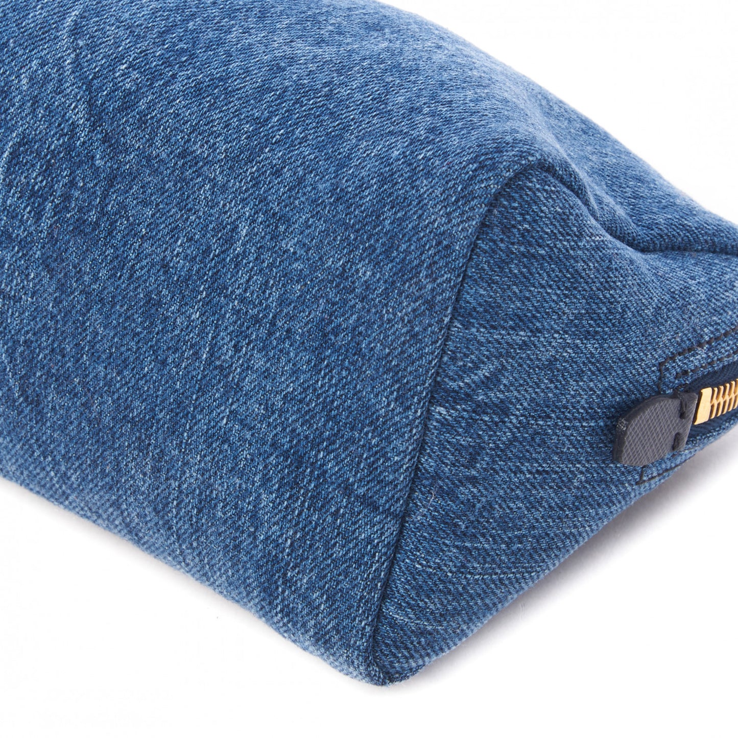 Denim Cosmetic Pouch Bleu
