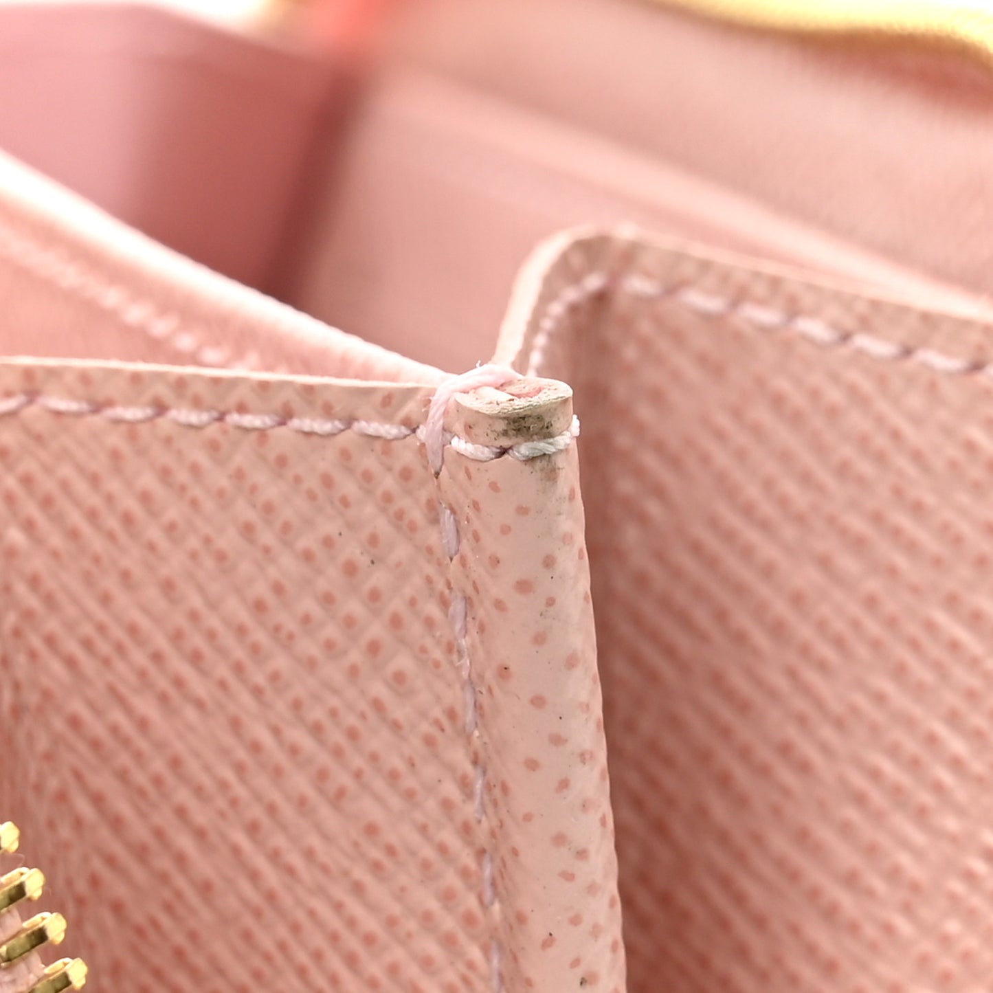 Damier Azur Zippy Coin Purse Rose Ballerine