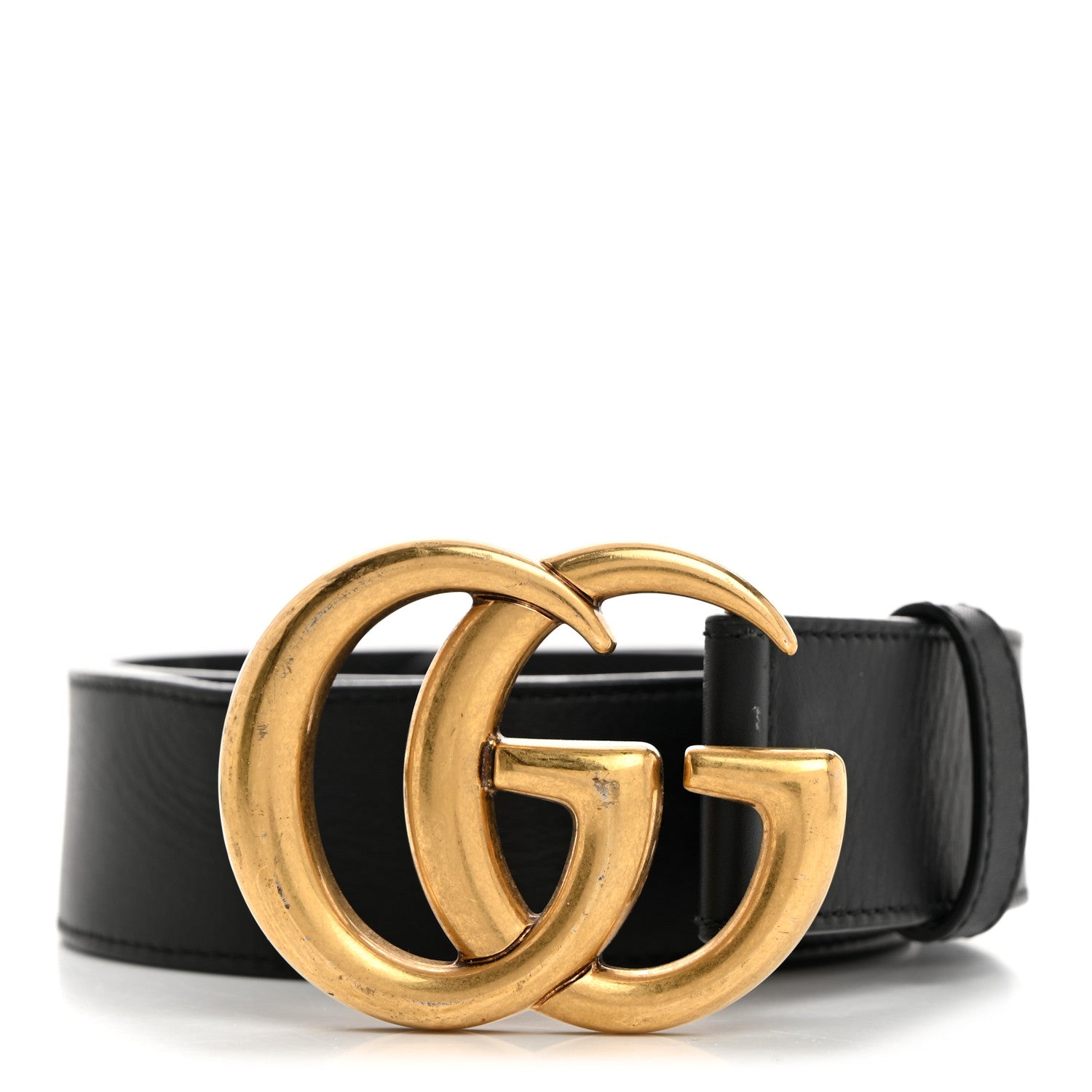 Gucci Calfskin Double G 40mm Belt 85 34 Black 1 of 5
