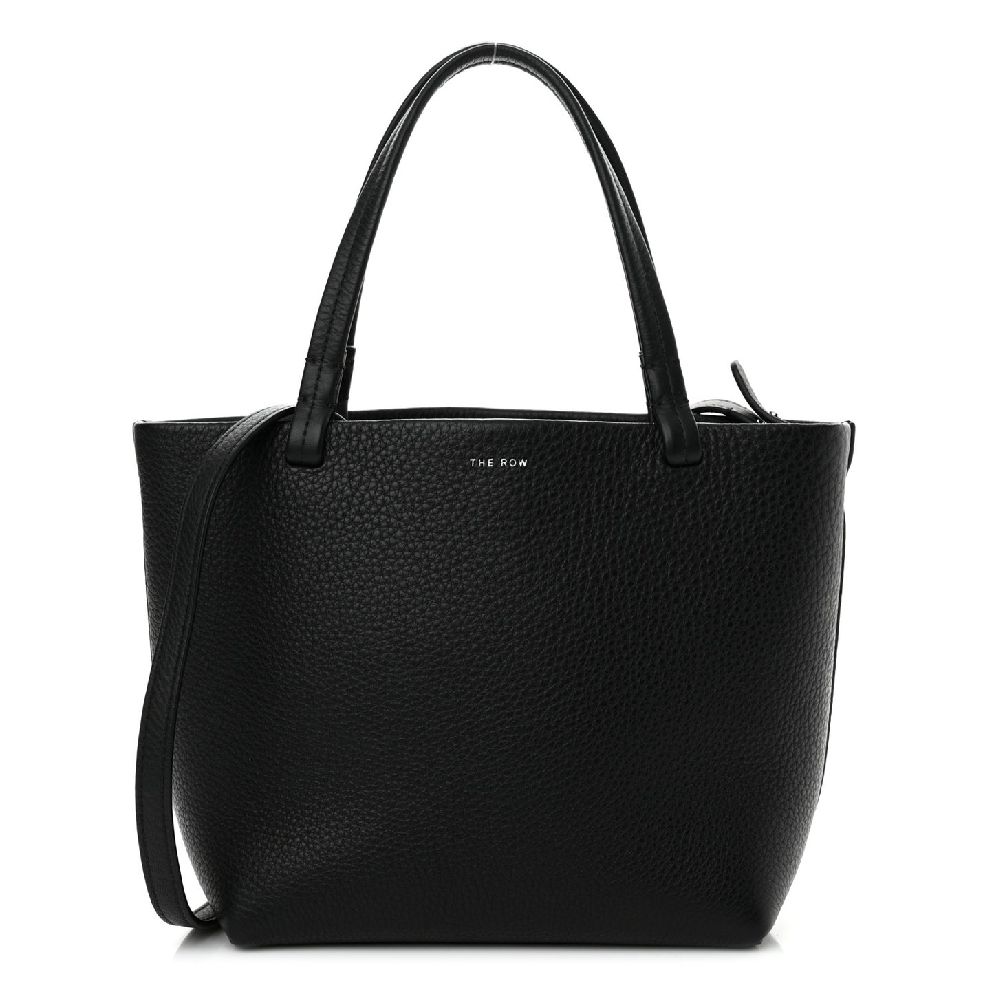 Grained Calfskin Small Park Tote Black