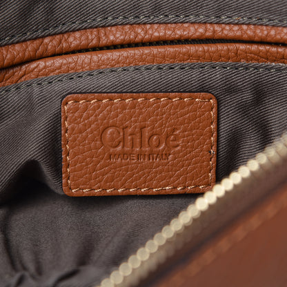 Chloe Calfskin Medium Marcie Satchel Tan 5 of 10