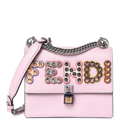 Fendi Vitello Liberty Fun Fair Metal Studded Small Kan I Shoulder Bag Peonia Multicolor 1 of 14