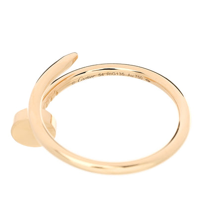 Cartier 18K Yellow Gold Small Juste Un Clou Ring 54 7 5 of 6