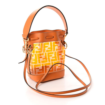 Fendi TPU FF Vitello Grace F is Fendi Mini Mon Tresor Bucket Bag Aranciata 4 of 11
