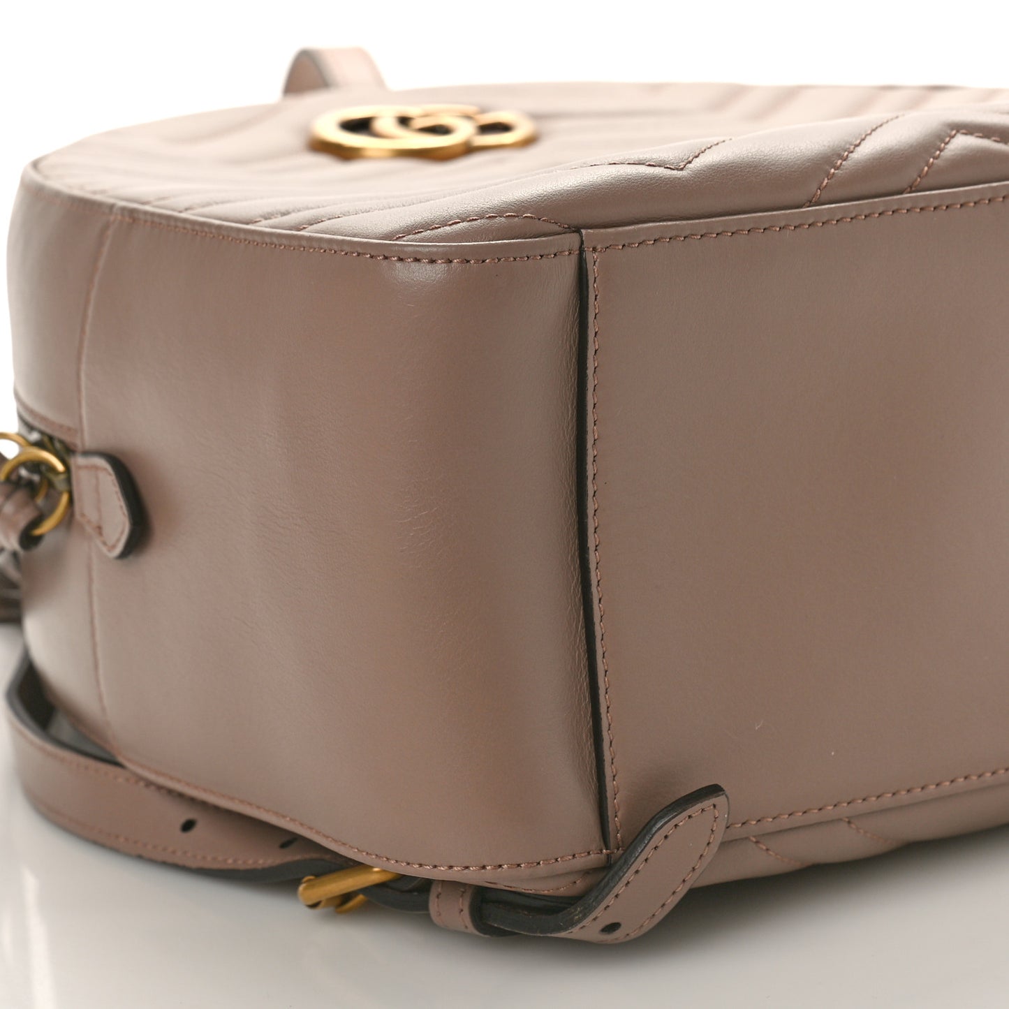 Calfskin Matelasse GG Marmont Backpack Porcelain Rose
