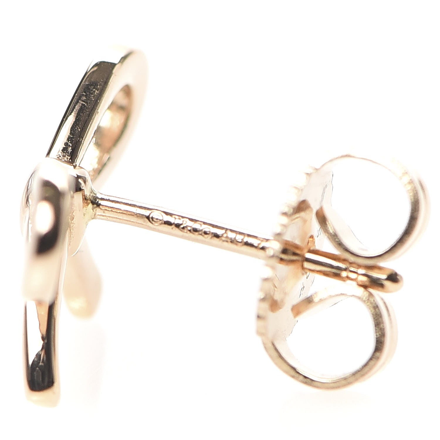 Tiffany 18K Rose Gold Bow Earrings 4 of 6