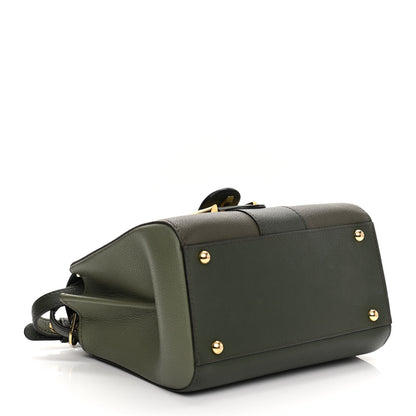 Delvaux Grained Rodeo Calfskin Mini Brillant Camaieux Satchel Kaki 4 of 9