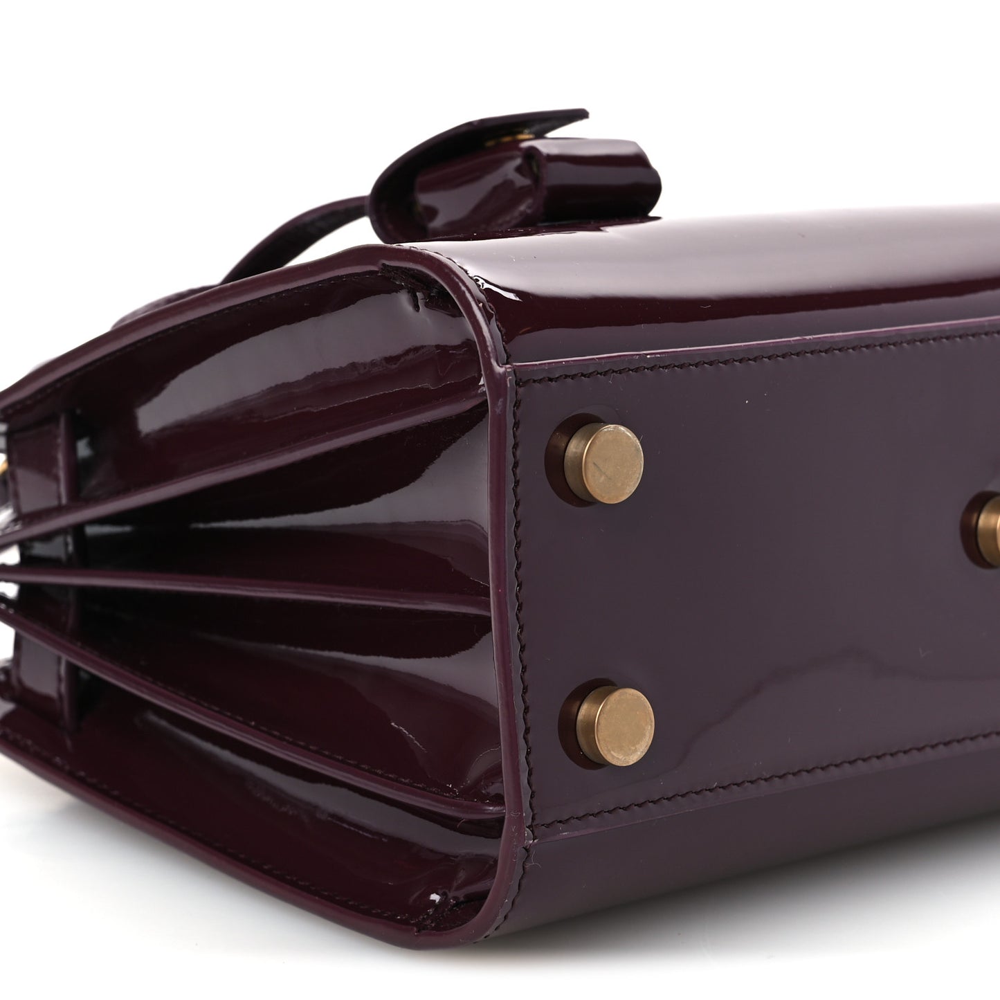 Patent Nano Sac de Jour Dark Red Wine