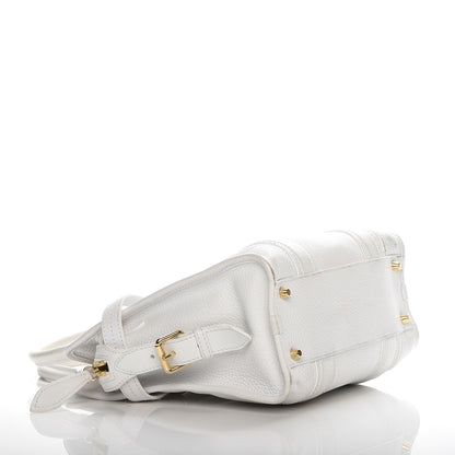 Burberry London Grainy Calfskin Medium Minford Portrait Tote White 10 of 16