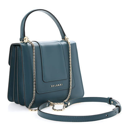 Bulgari Calfskin Serpenti Forever Top Handle Emerald Green 4 of 11