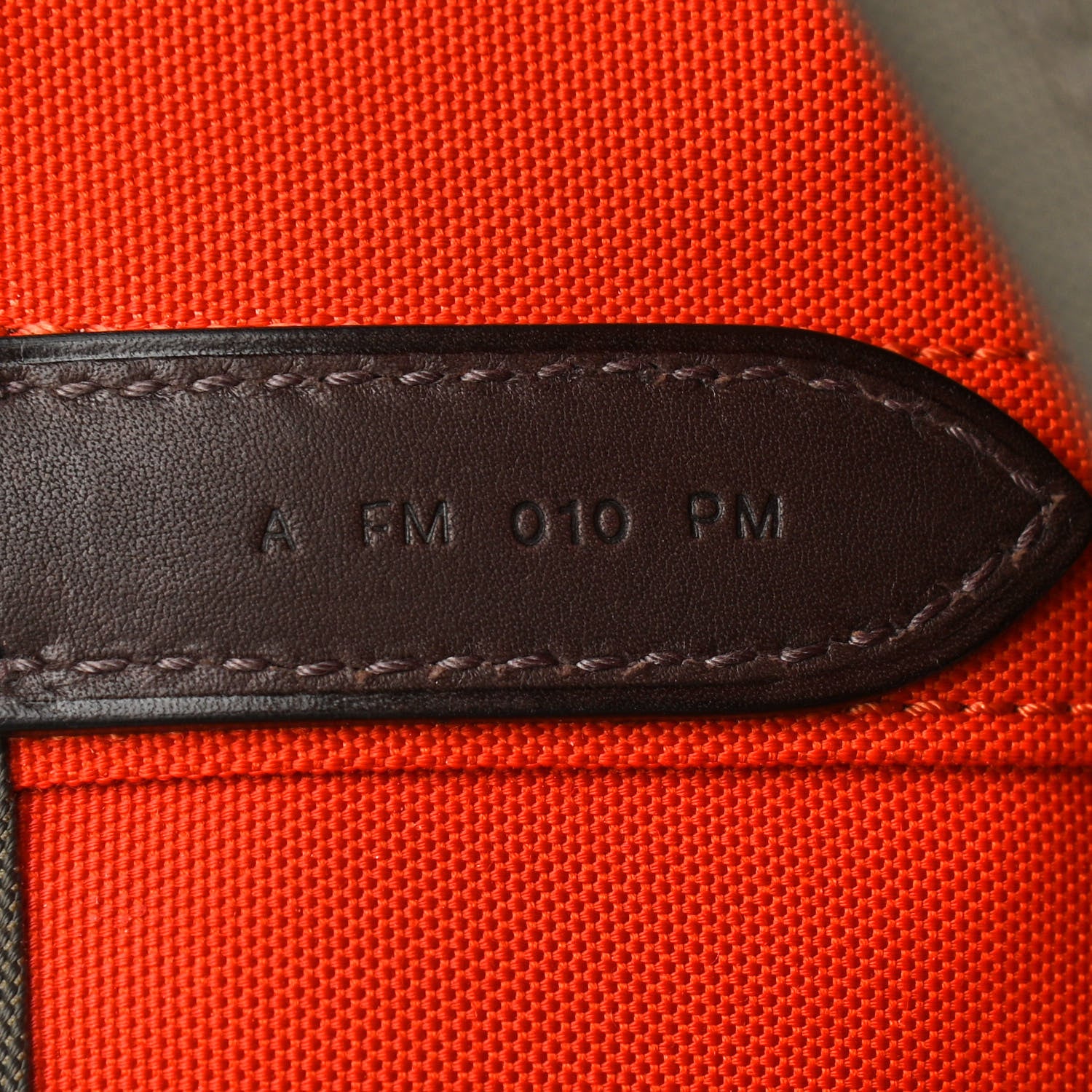 Hermes Toile Sac De Pansage Groom Kaki Feu 10 of 14