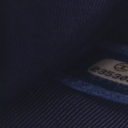 Chanel Calfskin Quilted Large Boy Tote Navy 9 of 10